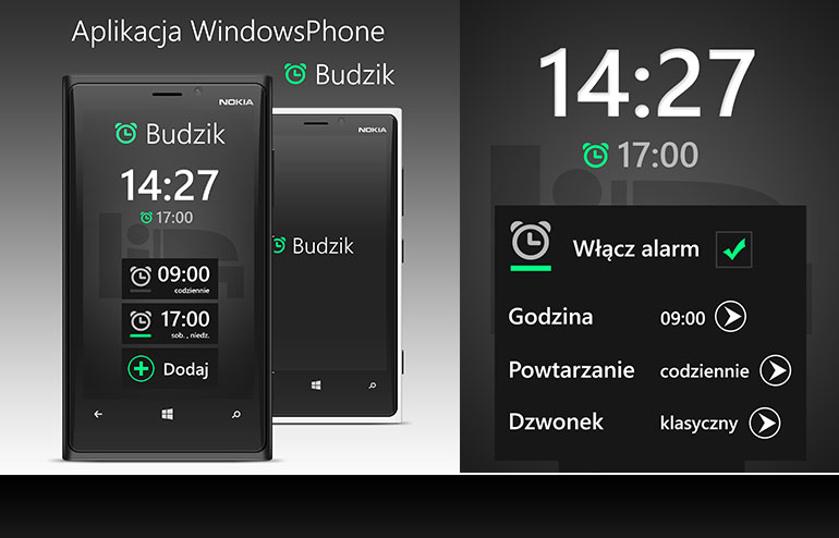Aplikacja Budzik